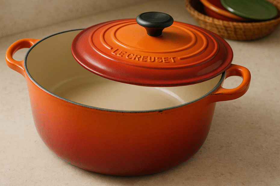 Panelas Le Creuset de Segunda Mão: Como Identificar Peças Autênticas e em Bom Estado